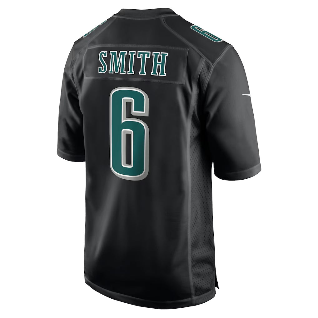 P.Eagles #6 DeVonta Smith Player Carbon Black Fashion Game Football Jerseys football jersey product view 1