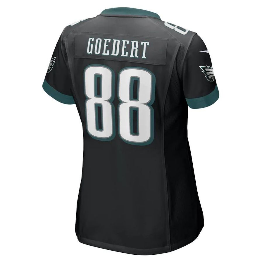 P.Eagles #88 Dallas Goedert Black Player Game Jersey Stitched American Football Jerseys football jersey product view 1