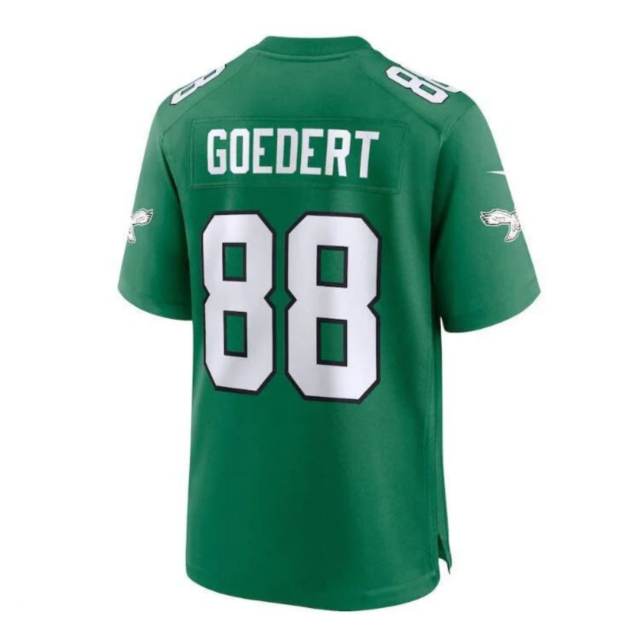 P.Eagles #88 Dallas Goedert Kelly Green Alternate Player Game Jersey Stitched American Football Jerseys football jersey product view 1