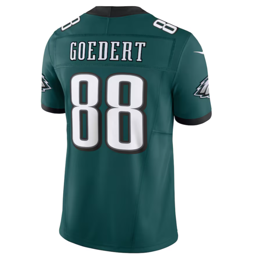 P.Eagles #88 Dallas Goedert Player Midnight Green Vapor F.U.S.E. Limited Jersey Stitched American Football Jerseys football jersey product view 1