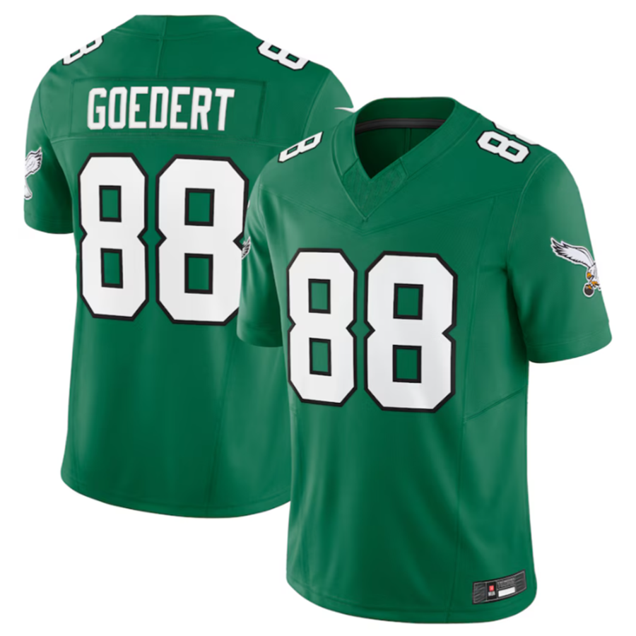 P.Eagles #88 Dallas Goedert Player Midnight Green Vapor F.U.S.E. Limited Jersey Stitched Football Jerseys football jersey product view 2