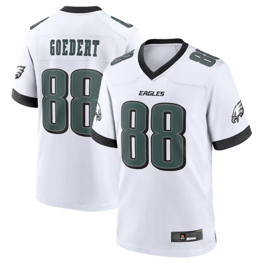 P.Eagles #88 Dallas Goedert Player White Game Jersey Stitched American Football Jerseys football jersey product view 2