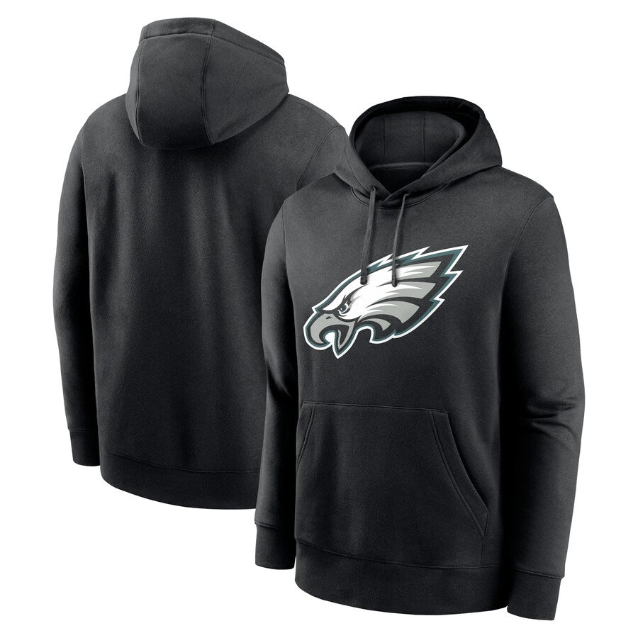 P.Eagles Blank Player Midnight Black Fashion Pullover Hoodie Football Jerseys football jersey product view 1