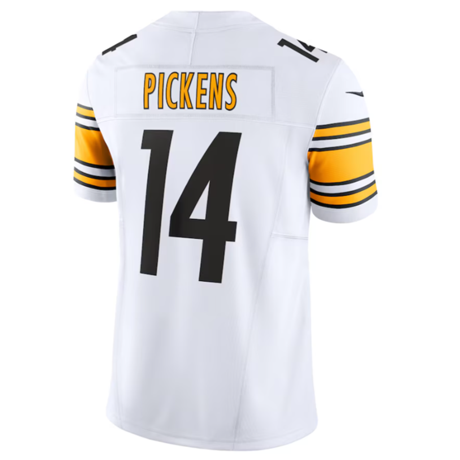 #14 George Pickens P.Steelers White Vapor F.U.S.E. Limited Football Jerseys football jersey product view 1