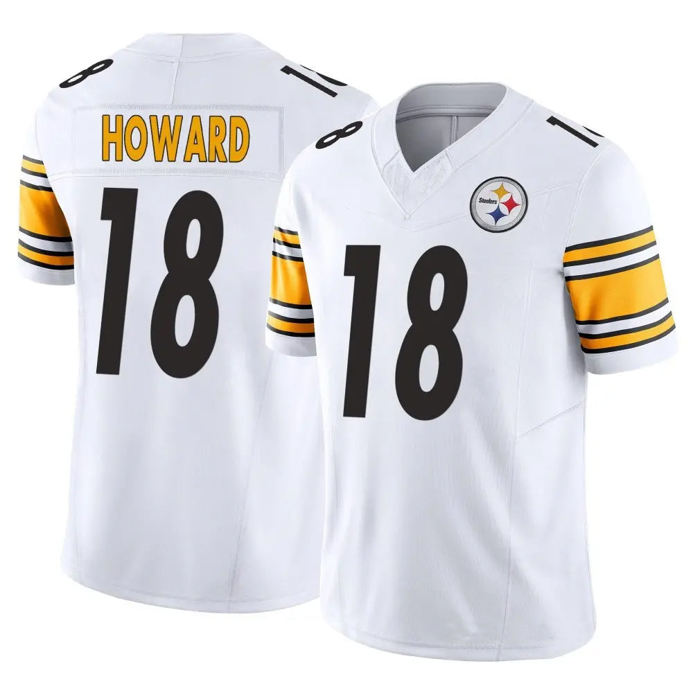 P.Steelers #18 Will Howard Player Vapor F.U.S.E. Limited Football Jerseys football jersey product view 1