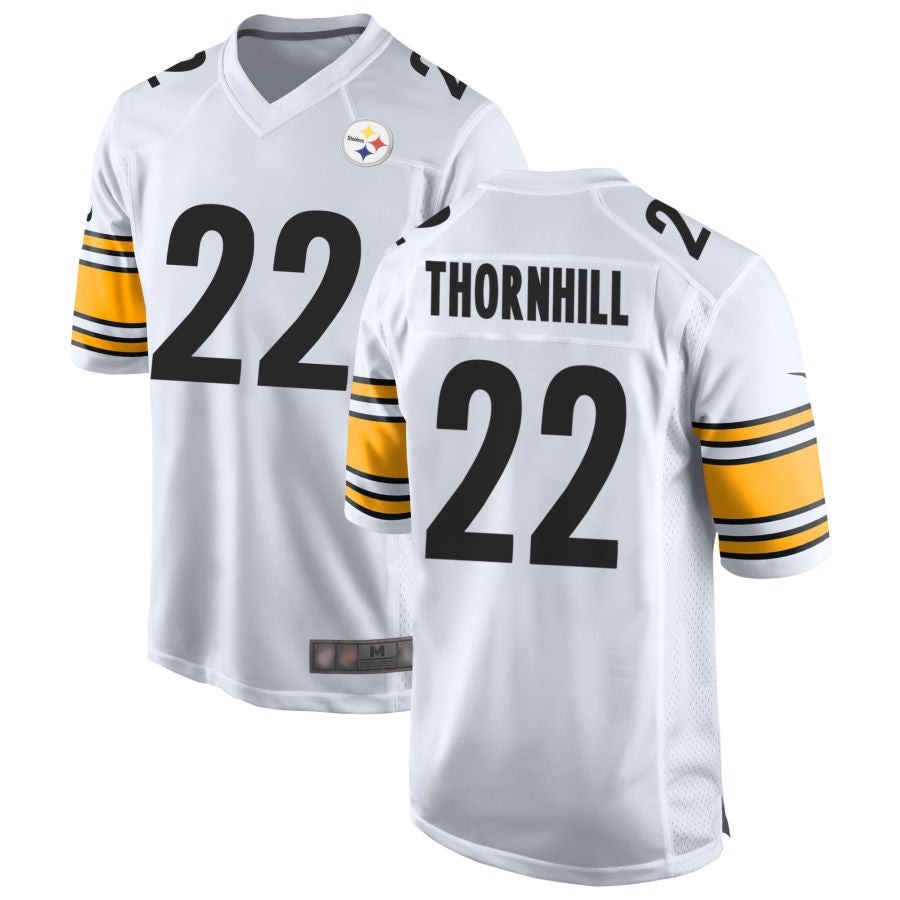P.Steelers #22 Juan Thornhill Player White Home Game Football Jerseys football jersey product view 1