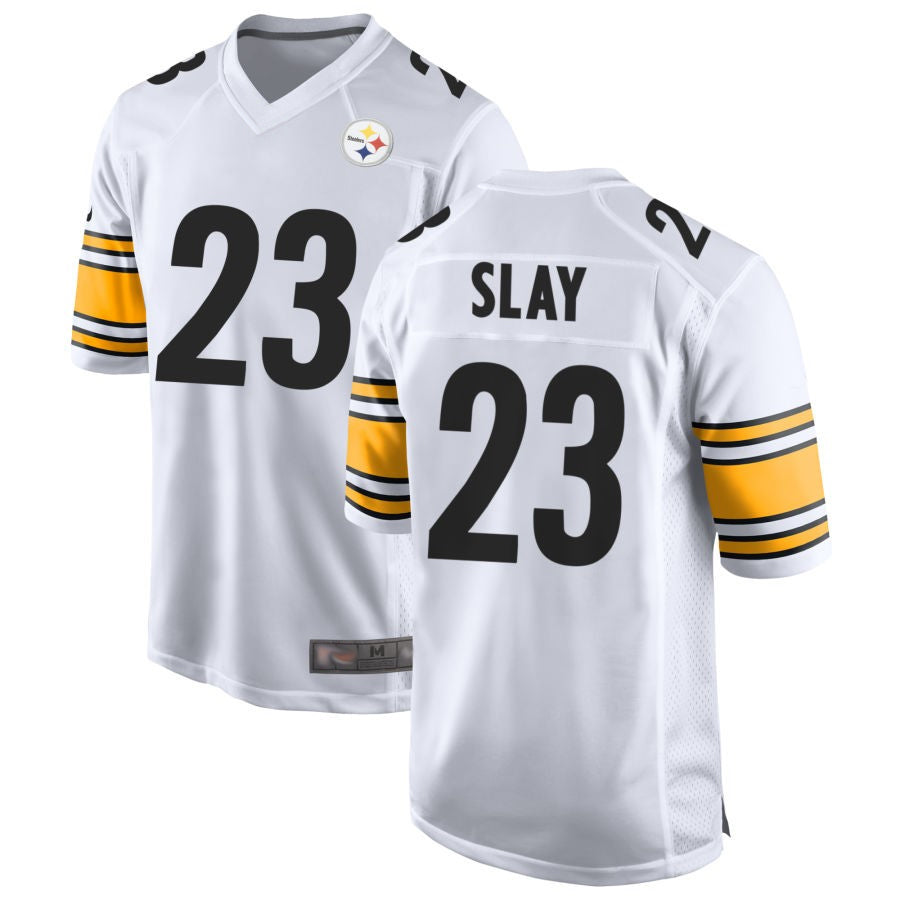 P.Steelers #23 Darius Slay Player White Home Game Football Jerseys football jersey product view 1
