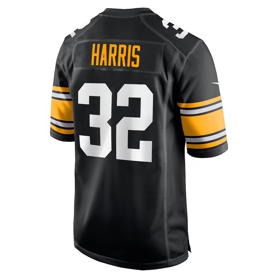 P.Steelers #32 Franco Harris Player Black Alternate Game Football Jerseys football jersey product view 1