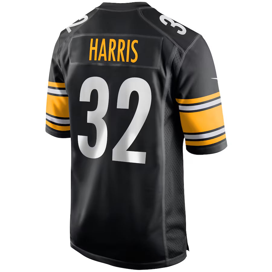 P.Steelers #32 Franco Harris Player Black Home Game Football Jerseys football jersey product view 1