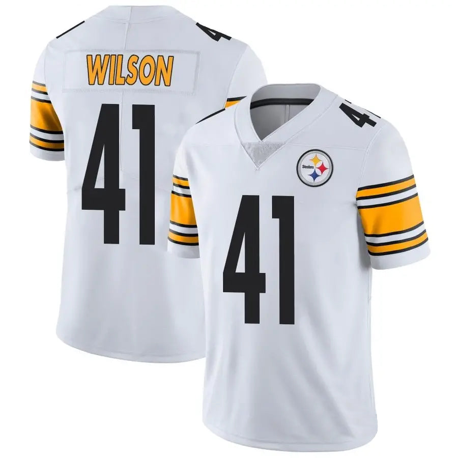 P.Steelers #41 Payton Wilson Player White Vapor F.U.S.E. Limited Football Jerseys football jersey product view 1