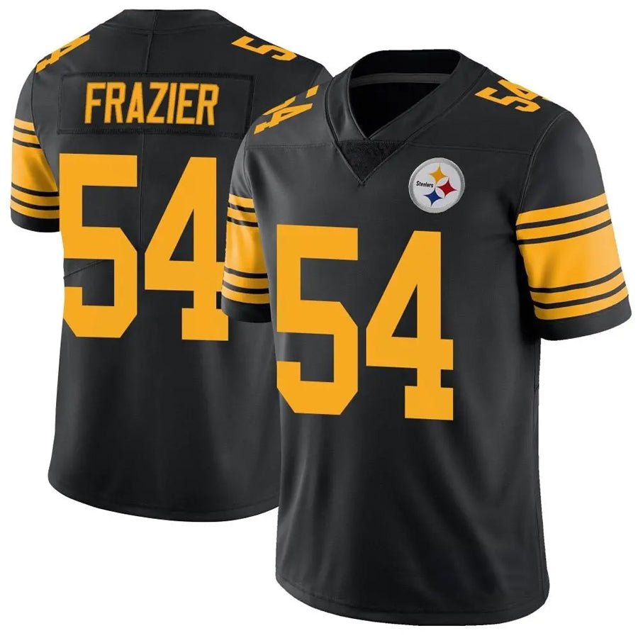 P.Steelers #54 Zach Frazier Player Black Alternate Vapor F.U.S.E. Limited Football Jerseys football jersey product view 1