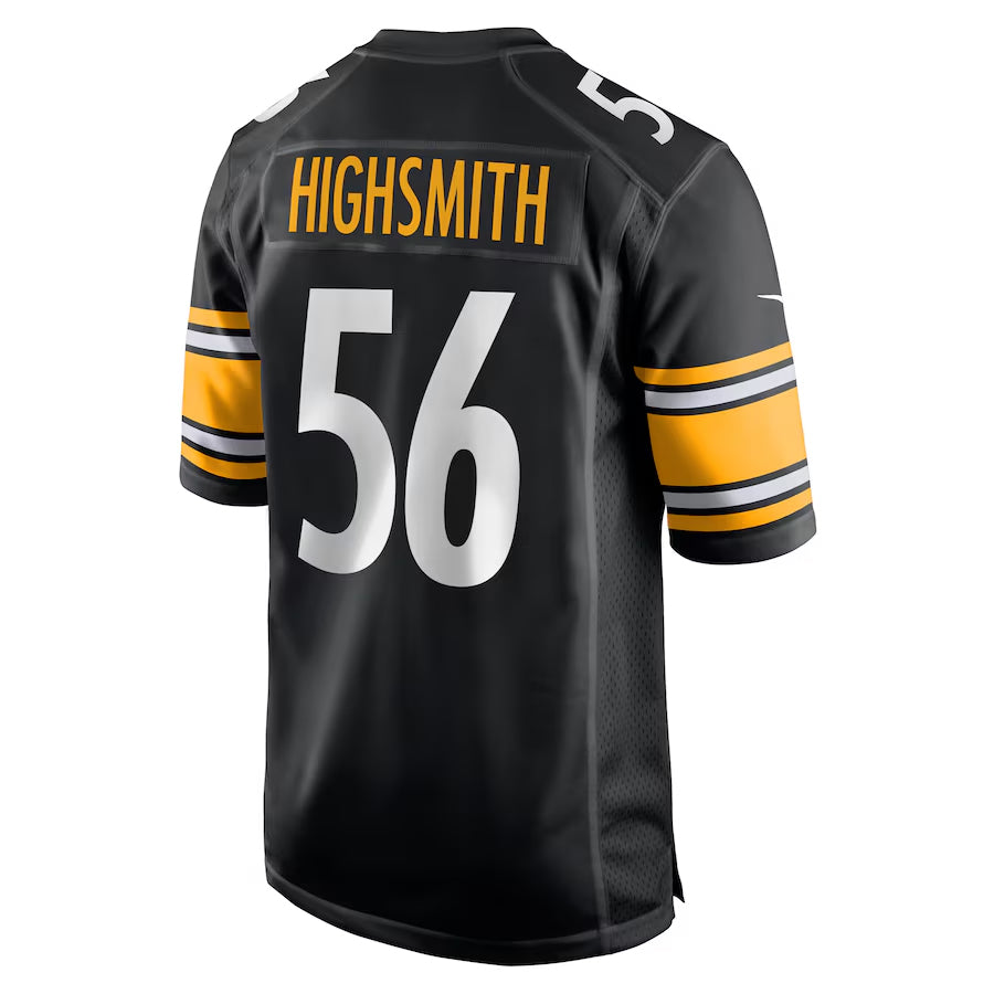P.Steelers #56 Alex Highsmith Player Black Home Game Football Jerseys football jersey product view 1