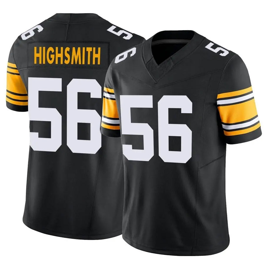P.Steelers #56 Alex Highsmith Player Black Vapor F.U.S.E. Limited Football Jerseys football jersey product view 1