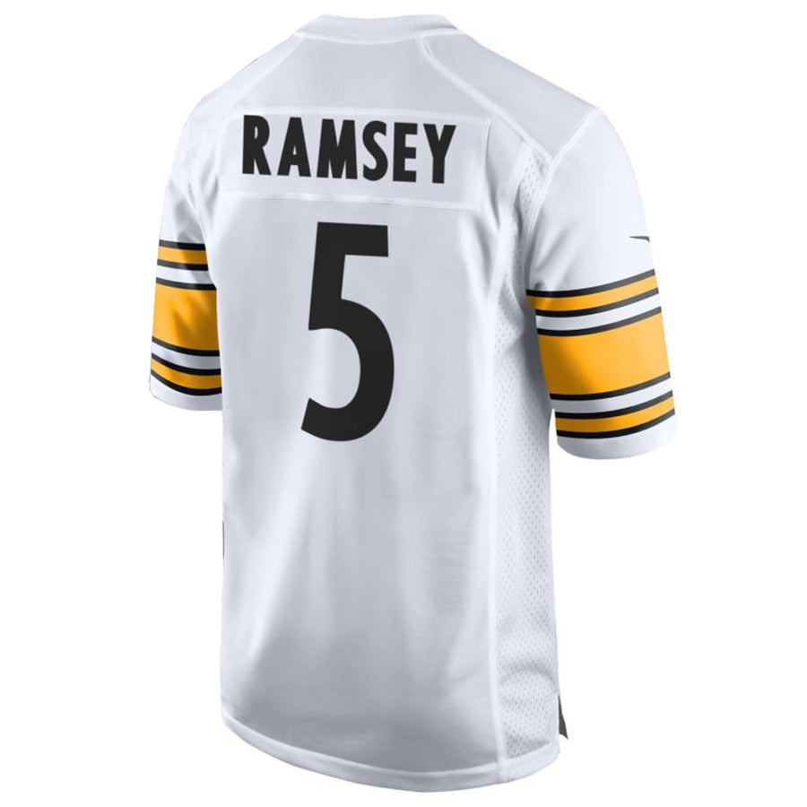 P.Steelers #5 Jalen Ramsey Player White Home Game Football Jerseys football jersey product view 1
