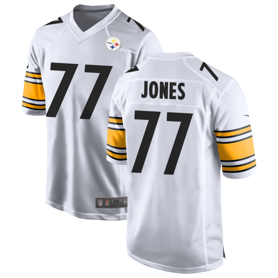 P.Steelers #77 Broderick Jones Player Whtie Game Football Jerseys football jersey product view 1