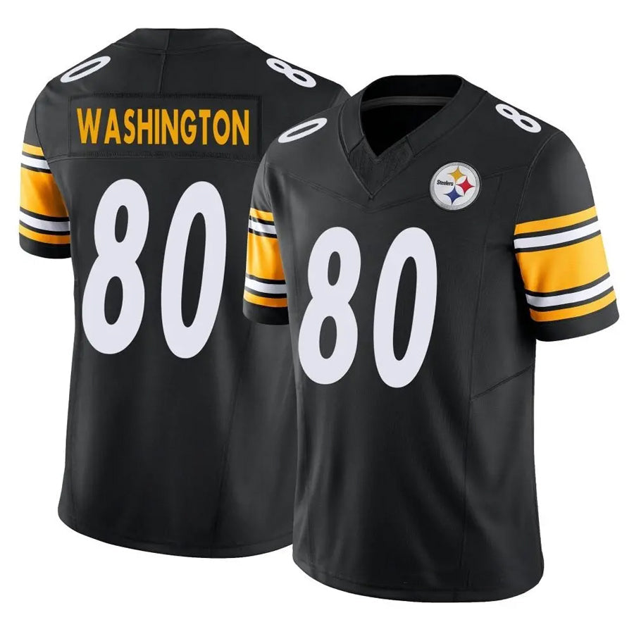 P.Steelers #80 Darnell Washington Player Black Vapor F.U.S.E. Limited Home Football Jerseys football jersey product view 1