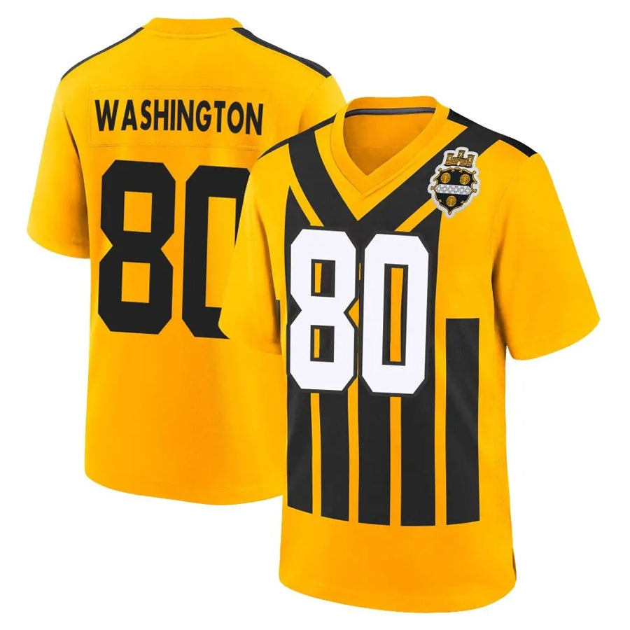 P.Steelers #80 Darnell Washington Player Gold Alternate Game Football Jerseys football jersey product view 1