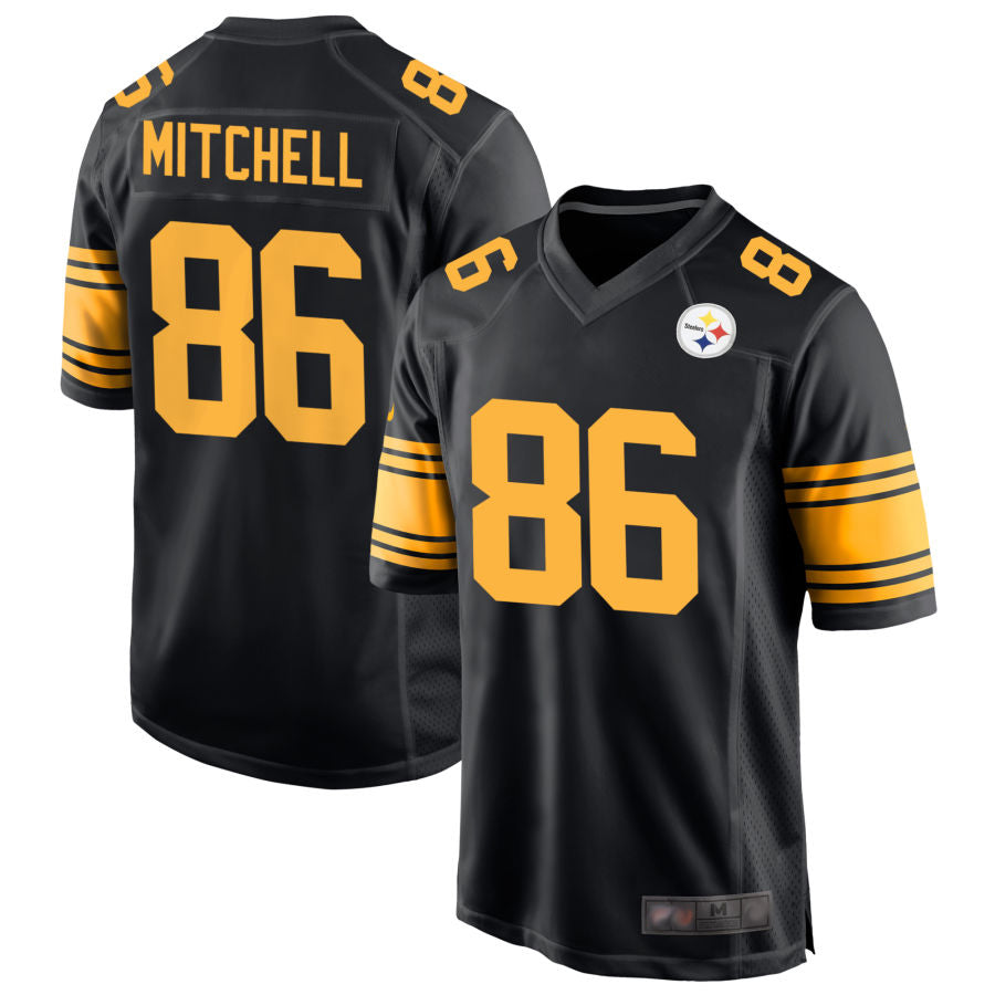P.Steelers #86 Hines Ward Player Black Alternate Game Football Jerseys football jersey product view 1
