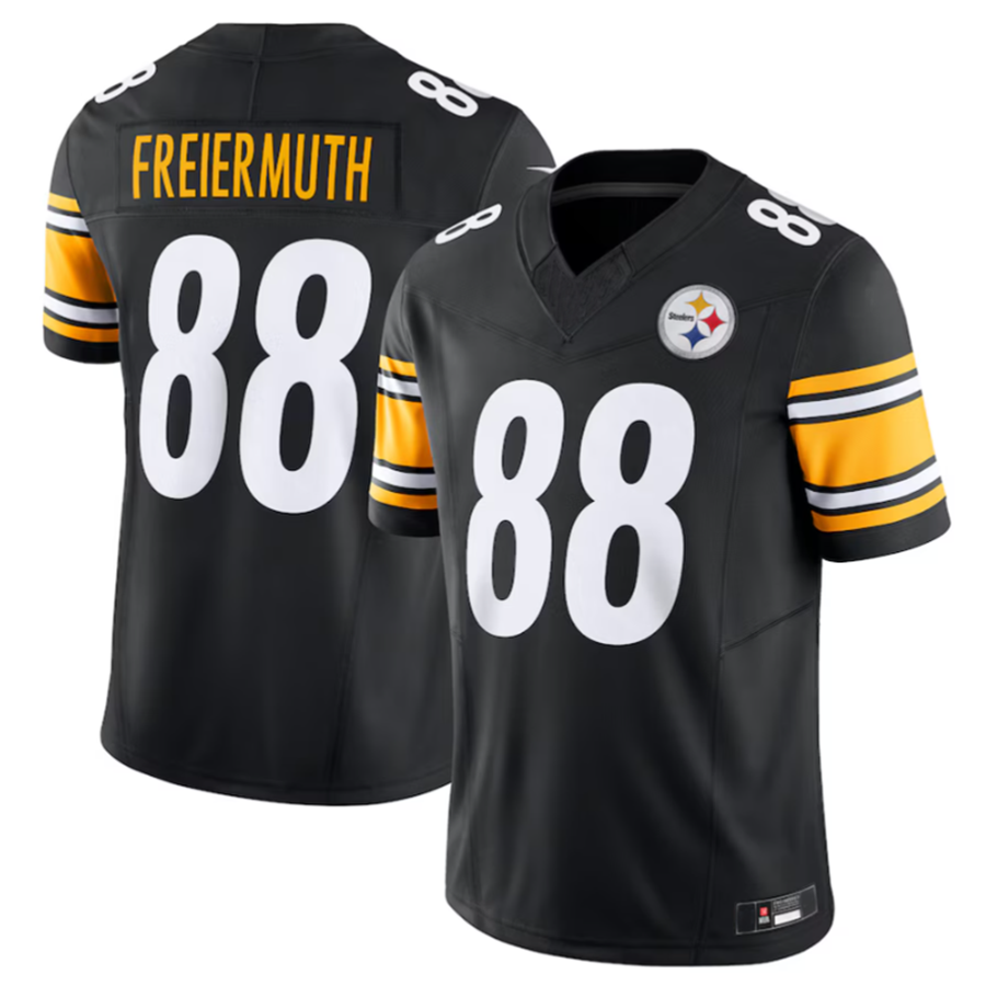 #88 Pat Freiermuth Player P.Steelers Black Vapor F.U.S.E. Limited Football Jerseys football jersey product view 2