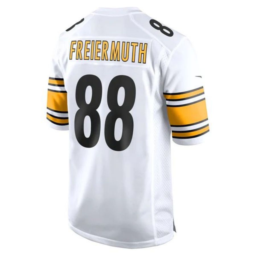 #88 Pat Freiermuth Player P.Steelers White Game Football Jerseys football jersey product view 1