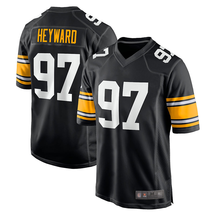 P.Steelers #97 Cameron Heyward Player Black Home Limited Football Jerseys football jersey product view 1