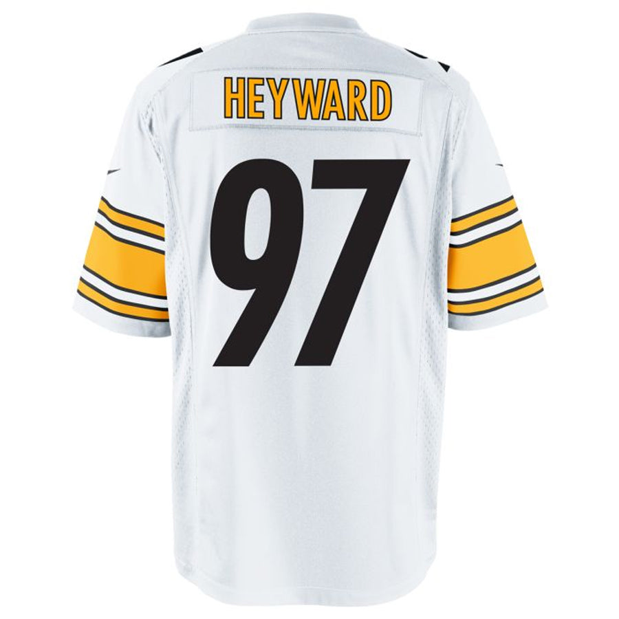 P.Steelers #97 Cameron Heyward Player White Game Football Jerseys football jersey product view 1