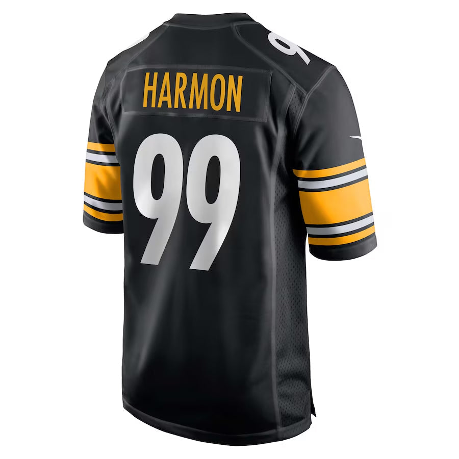 P.Steelers #99 Derrick Harmon Player Black Home Game Football Jerseys football jersey product view 1