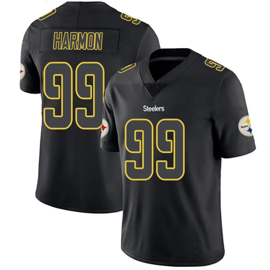 P.Steelers #99 Derrick Harmon Player Black Impact Limited Football Jerseys football jersey product view 1
