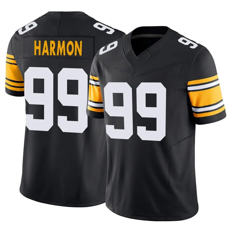 P.Steelers #99 Derrick Harmon Player Black Vapor F.U.S.E. Limited Football Jerseys football jersey product view 1