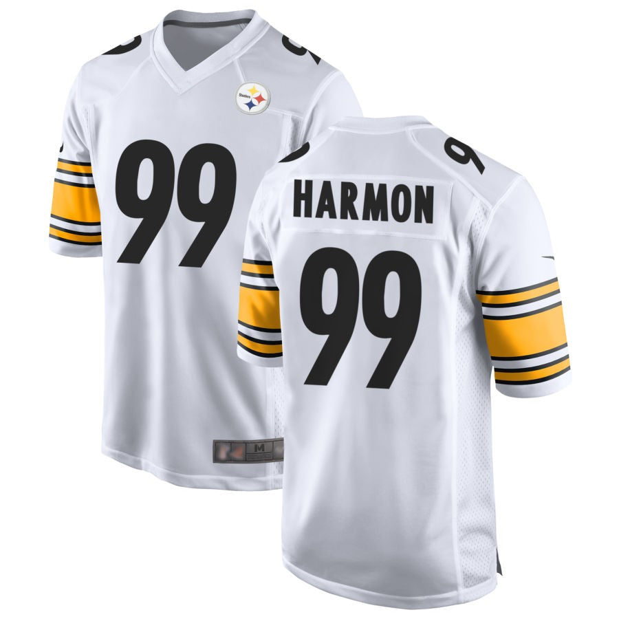 P.Steelers #99 Derrick Harmon Player White Home Game Football Jerseys football jersey product view 1