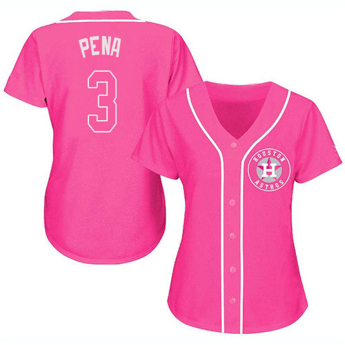 Baseball Jersey Houston Astros Jeremy Pena Pink Fashion Stitched Jerseys baseball jersey product view 1