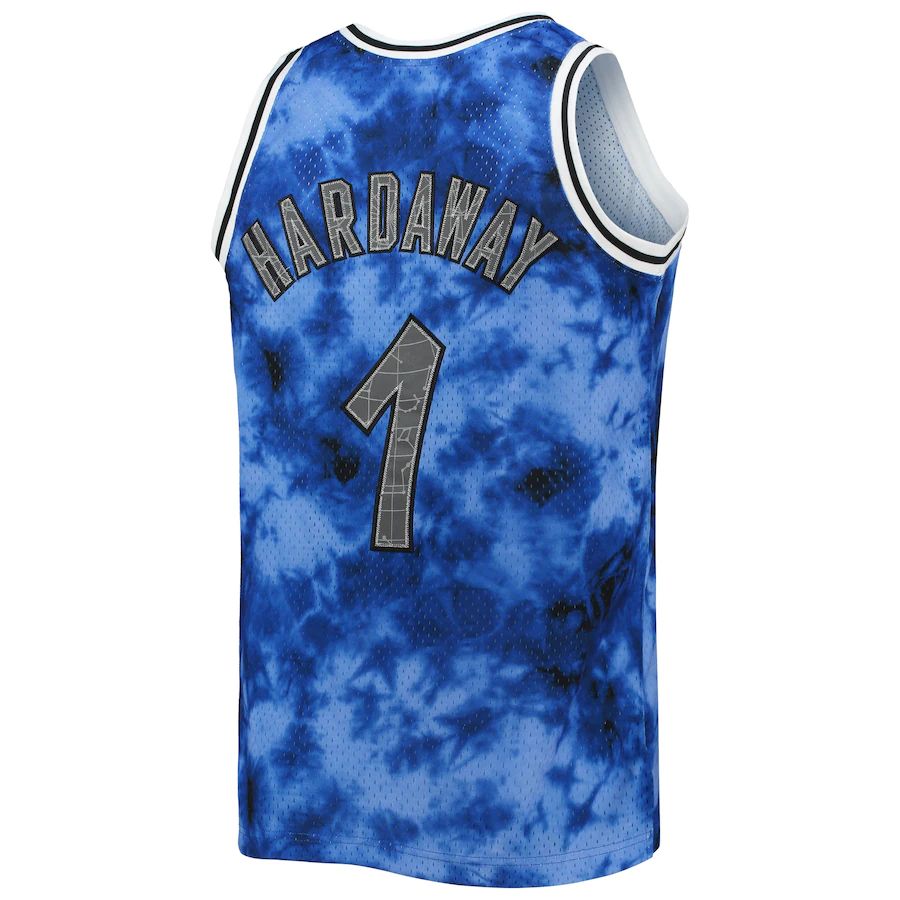 O.Magic #1 Penny Hardaway 1994-95 Galaxy Swingman Jersey Blue Stitched American Basketball Jersey basketball jersey product view 1