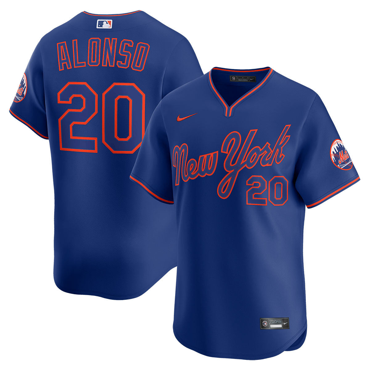 Pete Alonso New York Mets Alternate 2025 Limited Jersey - Royal baseball jersey product view 1