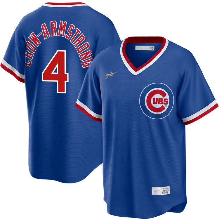 Pete Crow-Armstrong Chicago Cubs 1994 Cooperstown Jersey - Royal baseball jersey product view 1
