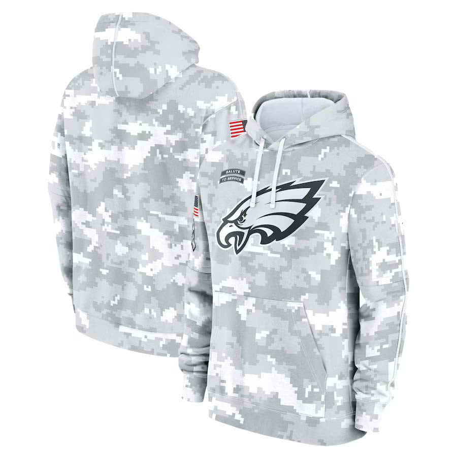 P.Eagles Salute To Service Club Pullover Hoodie Player Jerseys -Stitched American Football Jerseys football jersey product view 1