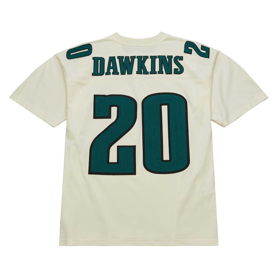 P.Eagles #20 Brian Dawkins Chainstitch Legacy Player Jersey - Cream Stitched American Football Jerseys football jersey product view 1