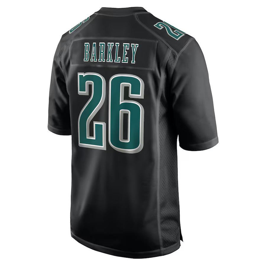 P.Eagles #26 Saquon Barkley Player Tundra Black Fashion Game Stitched American Football Jerseys football jersey product view 1