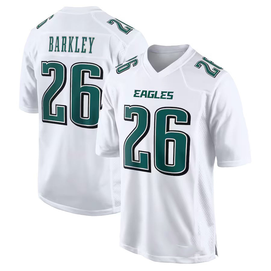 P.Eagles #26 Saquon Barkley Player White Fashion Game Stitched American Football Jerseys football jersey product view 2