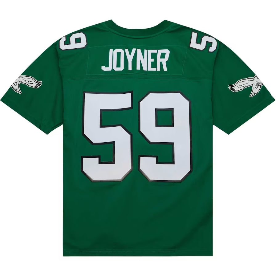 P.Eagles #59 Seth Joyner Player Legacy Replica Game Jersey - Kelly Green Stitched American Football Jerseys football jersey product view 1