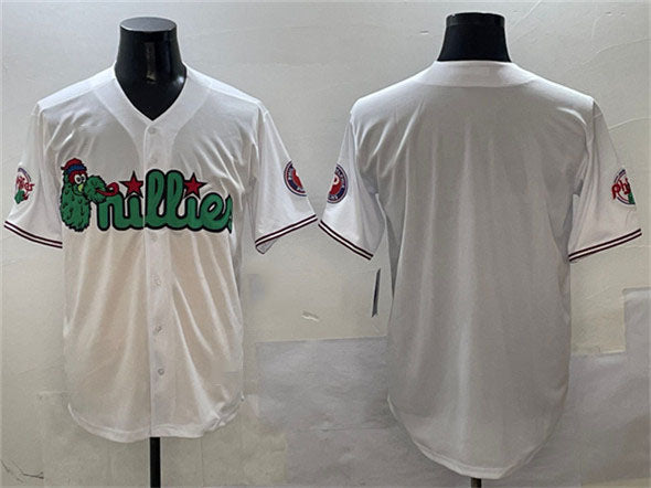 Philadelphia Phillies Blank White Phanatic Limited Stitched Baseball Jersey baseball jersey product view 1