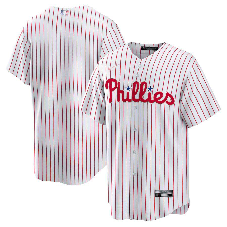 Philadelphia Phillies White Home Blank Replica Jersey Baseball Jerseys baseball jersey product view 1