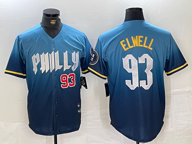 Philadelphia Phillies #93 Jason Elwell Blue 2024 City Connect Limited Stitched Baseball Jerseys baseball jersey product view 1
