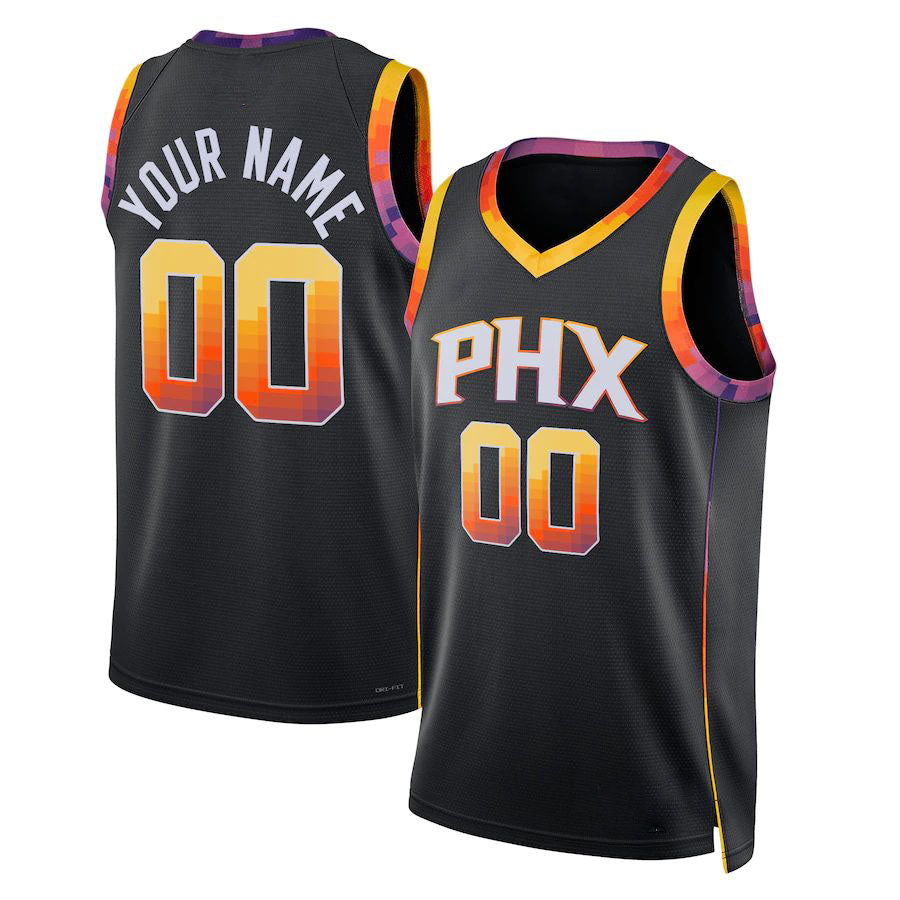 Custom P.Suns Jordan Brand Unisex 2022-23 Swingman Custom Jersey Statement Edition Black Stitched Basketball Jersey basketball jersey product view 1