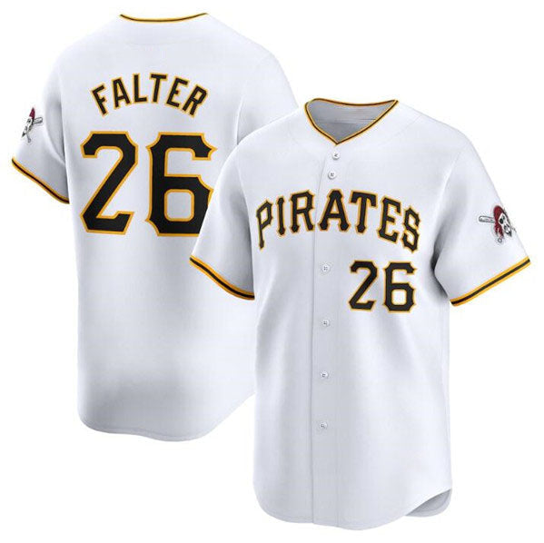 Pittsburgh Pirates #26 Bailey Falter White Home Limited Baseball Stitched Jersey baseball jersey product view 1