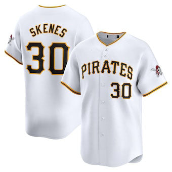 Pittsburgh Pirates #30 Paul Skenes White Home Limited Player Baseball Jersey baseball jersey product view 1
