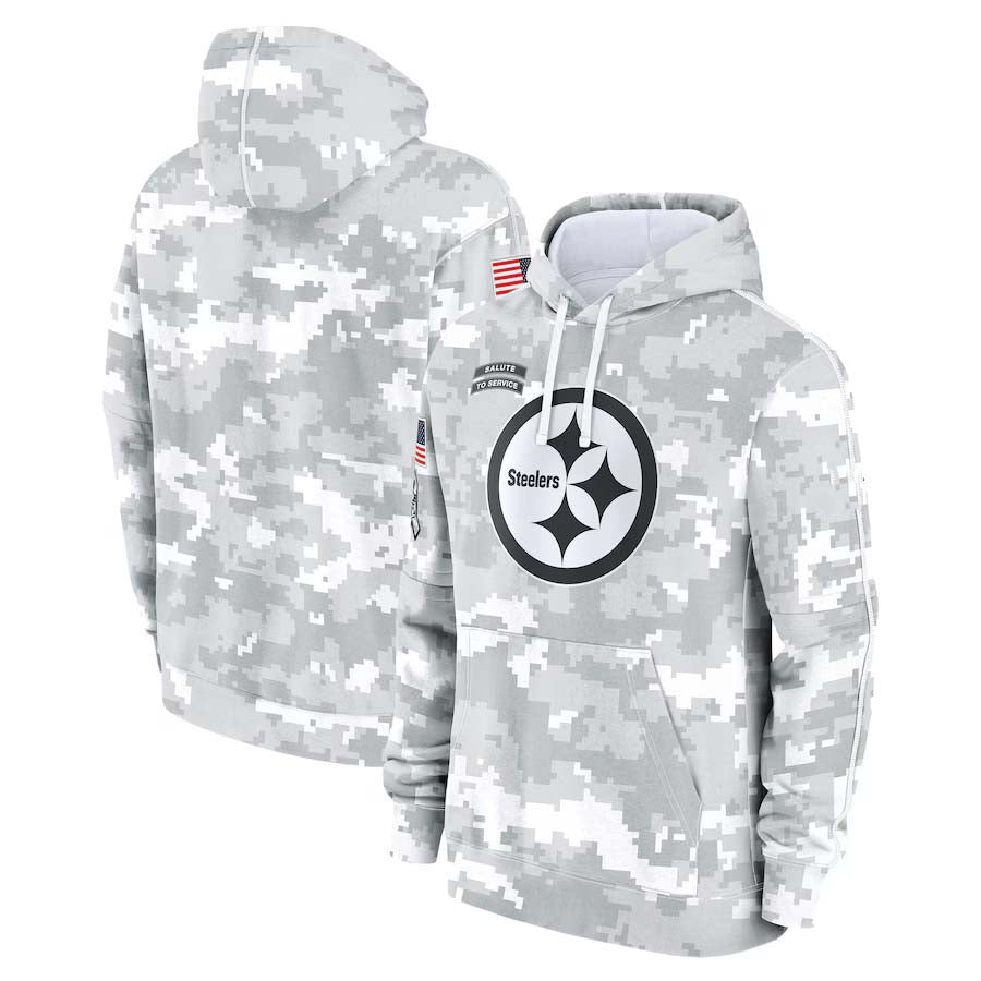 P.Steelers Salute To Service Club Pullover Hoodie Birthday gifts Player Jersey Stitched American Football Jerseys football jersey product view 1