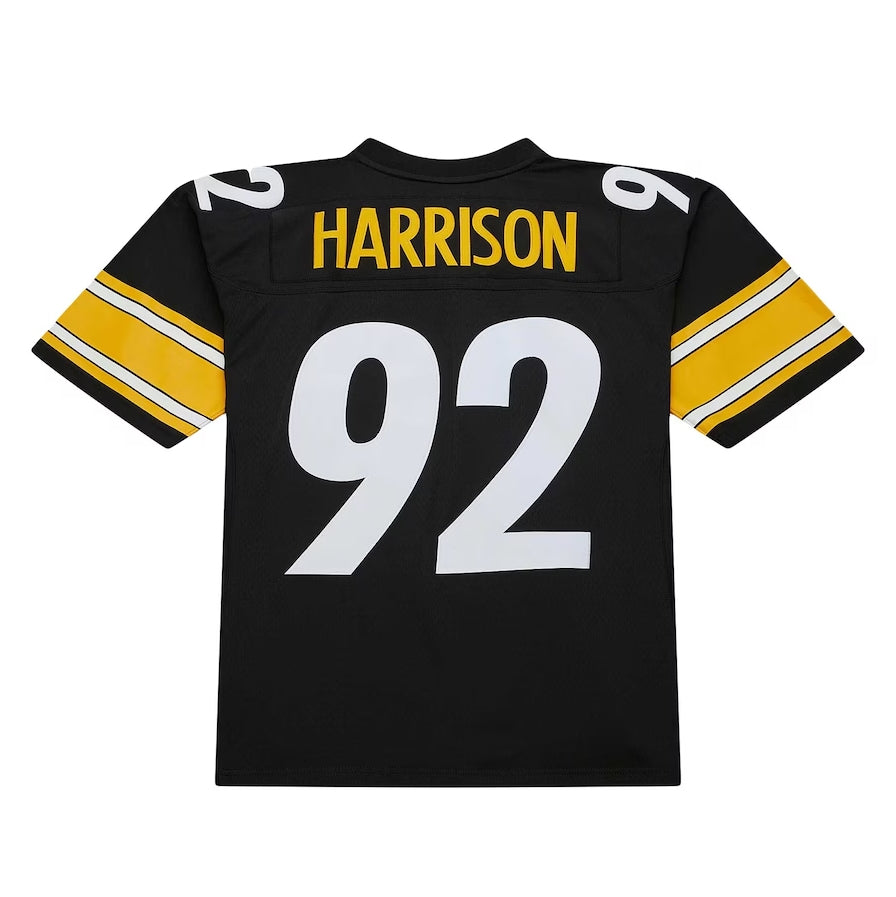 P.Steelers #92 James Harrison Player Black Legacy Replica American Football Jerseys football jersey product view 1