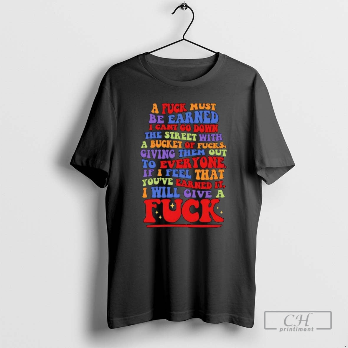 Premium A Fuck Must Be Earned I Will Give Sweater - Adult & Kids T-Shirts, Sweatshirts & Hoodies apparel design preview 1