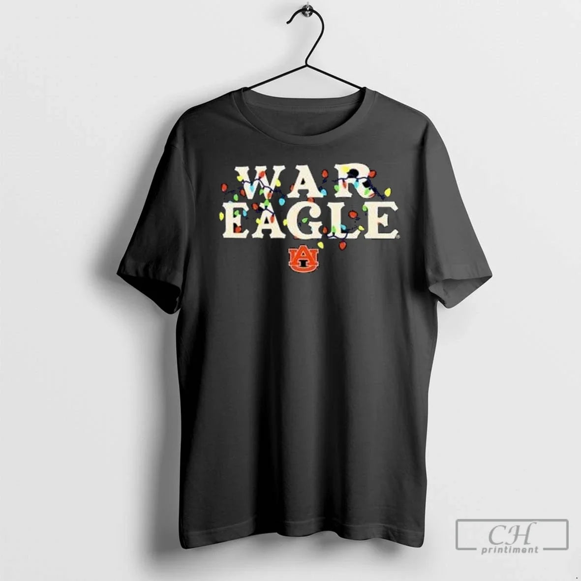 Premium Auburn Tigers War Eagle String Lights - Adult & Kids T-Shirts, Sweatshirts & Hoodies apparel design preview 1