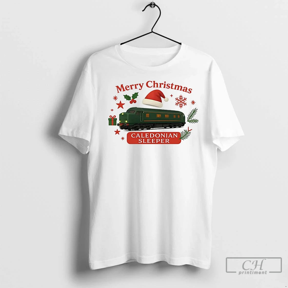 Premium Caledonian Sleeper Merry Christmas - Adult & Kids T-Shirts, Sweatshirts & Hoodies apparel design preview 1